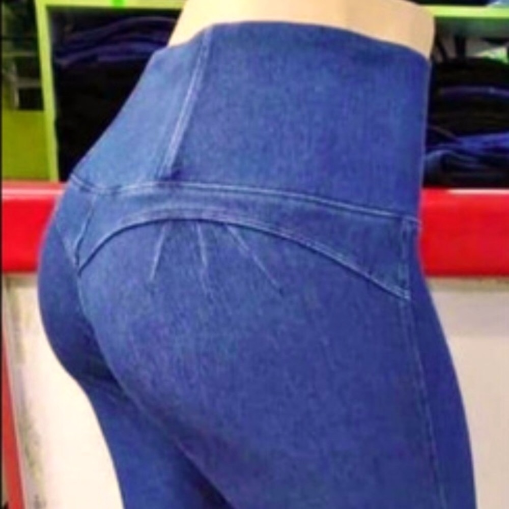 High-Waist Strechy Skinny Jeggins  -Push Up- Butt Lifters -SIZE M-